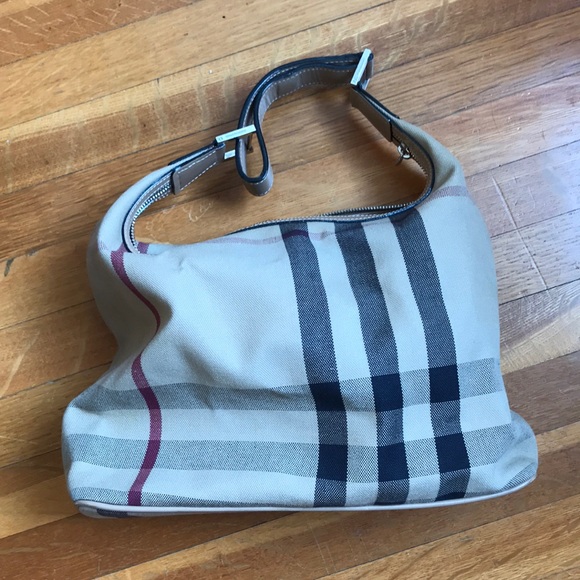 Authentic Burberry Hobo Handbag - Picture 3 of 3